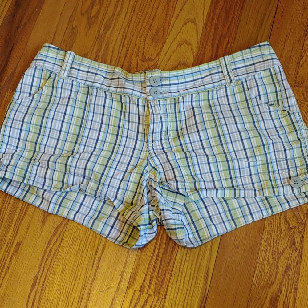 Plaid shorts